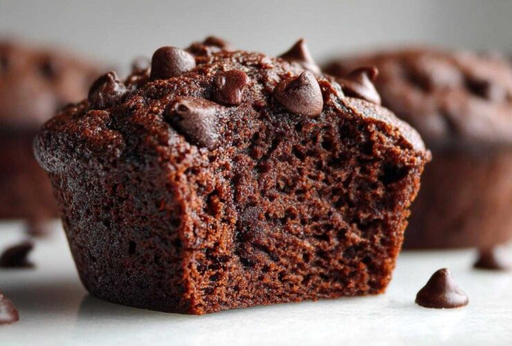Double chocolate chip muffins