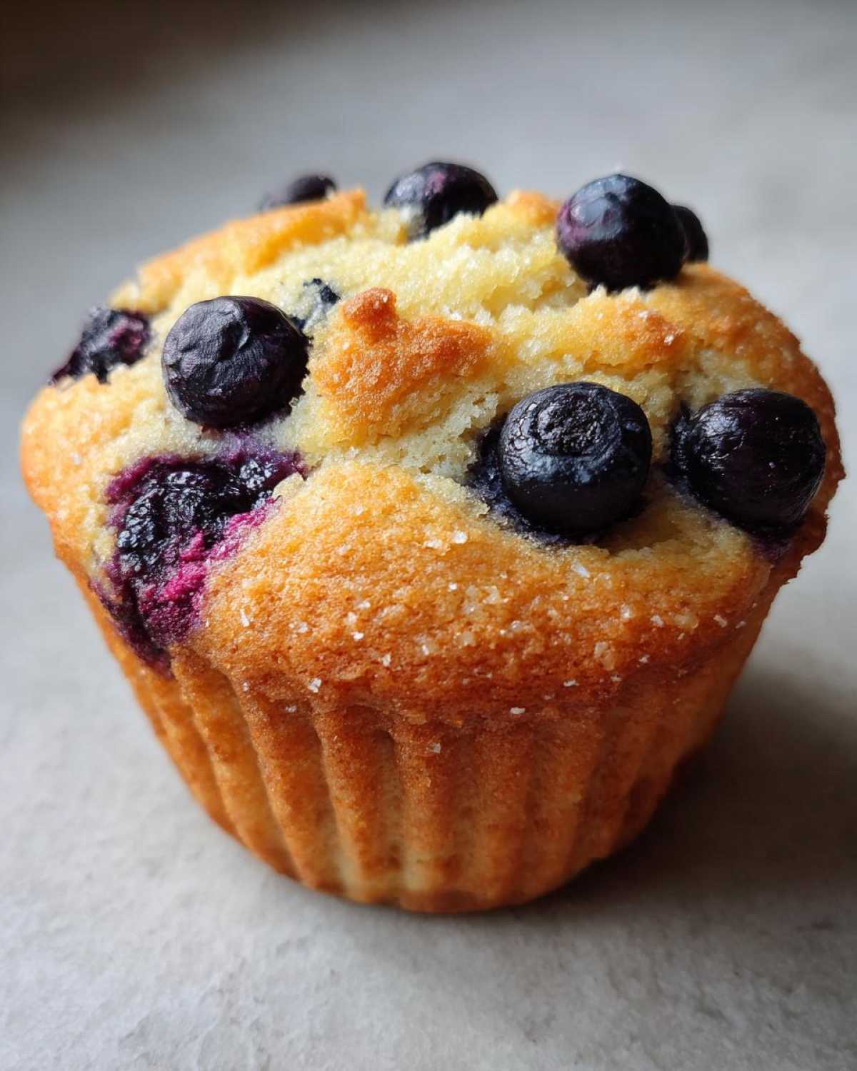 Gluten-free blueberry muffins - detail 1