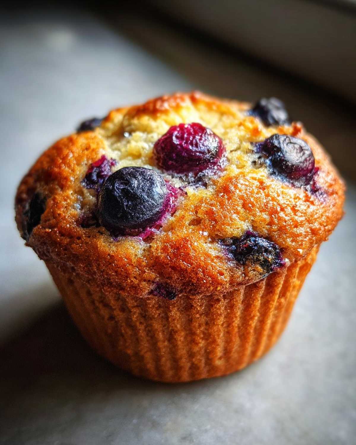 Gluten-free blueberry muffins - detail 3