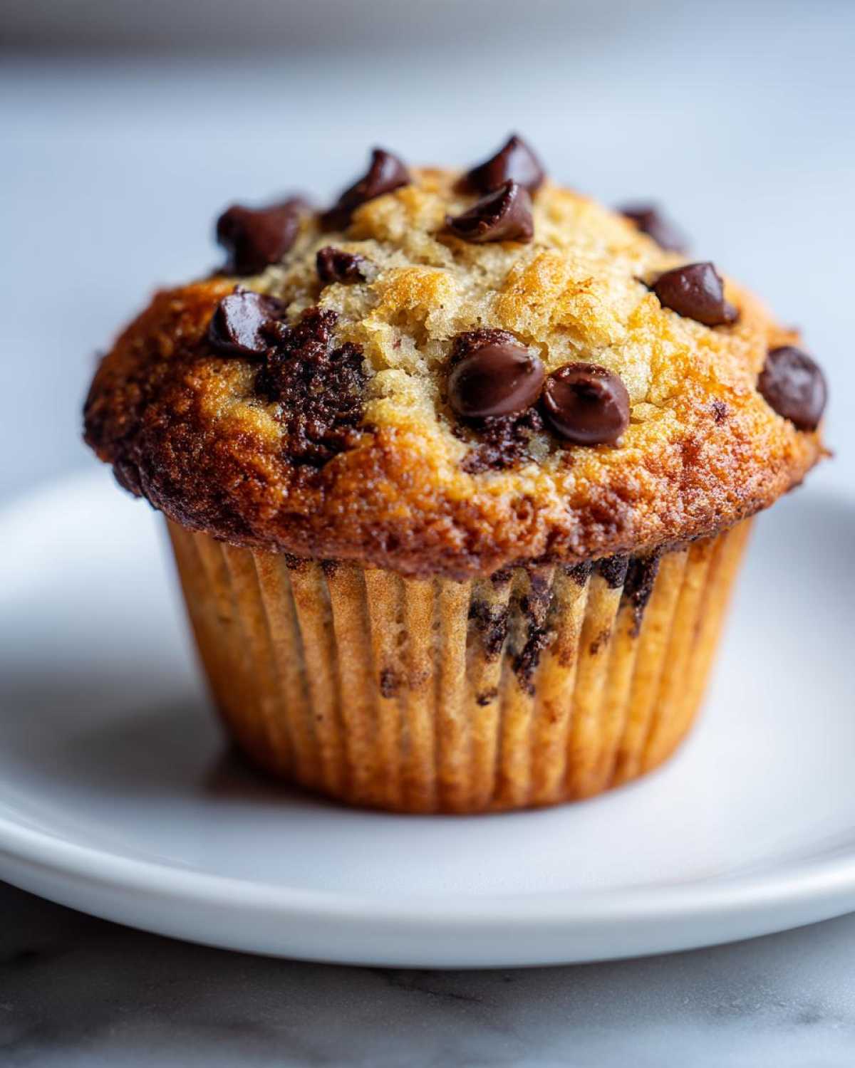 Gluten-free chocolate chip muffins - detail 1