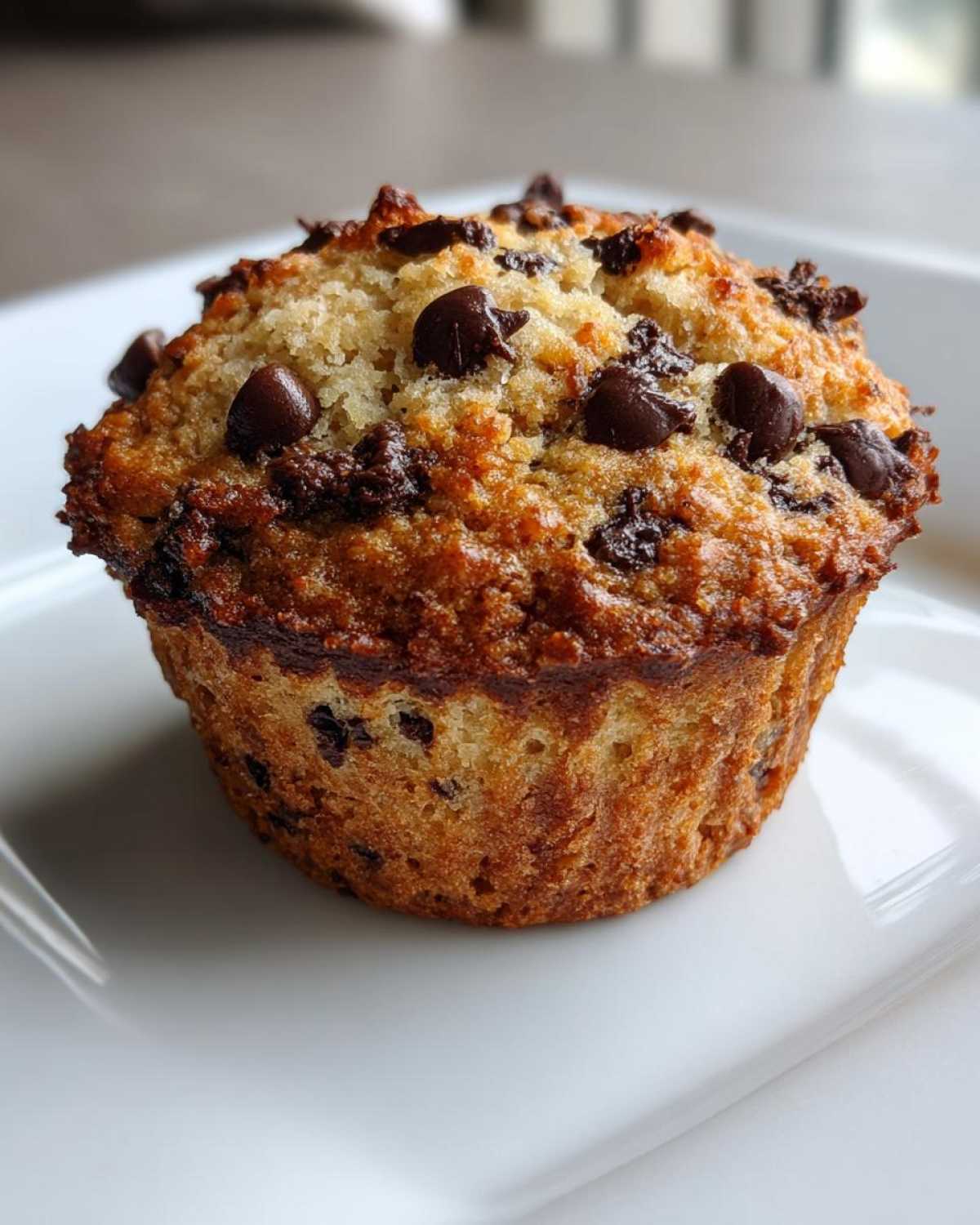 Gluten-free chocolate chip muffins - detail 3
