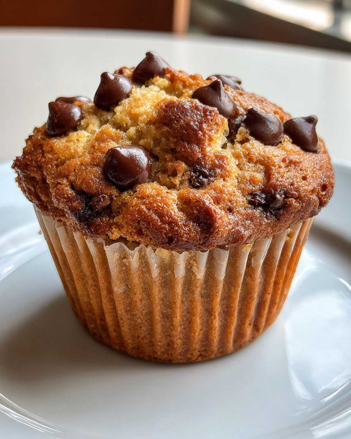 Gluten-free chocolate chip muffins - detail 4