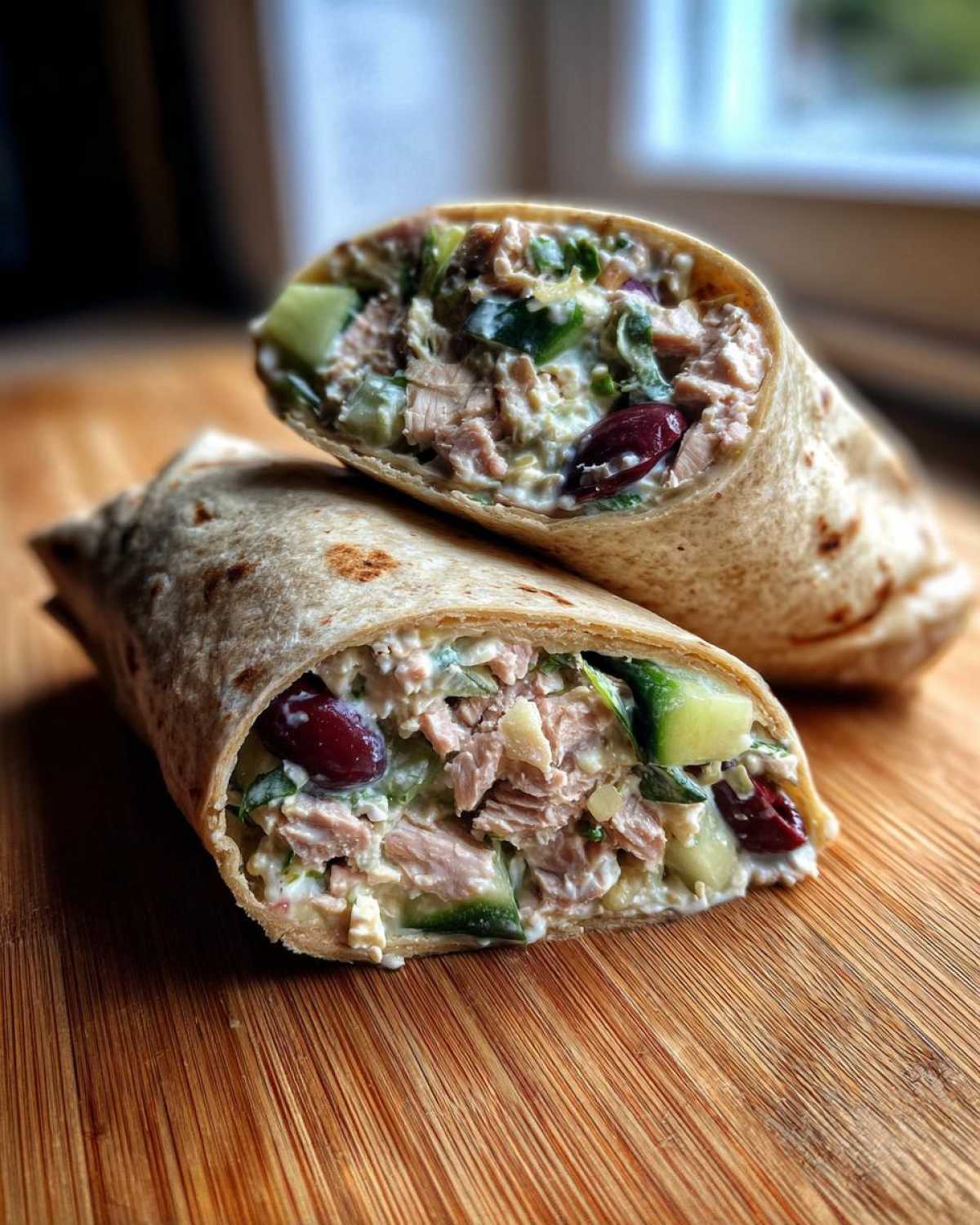 Greek tuna wrap - detail 2