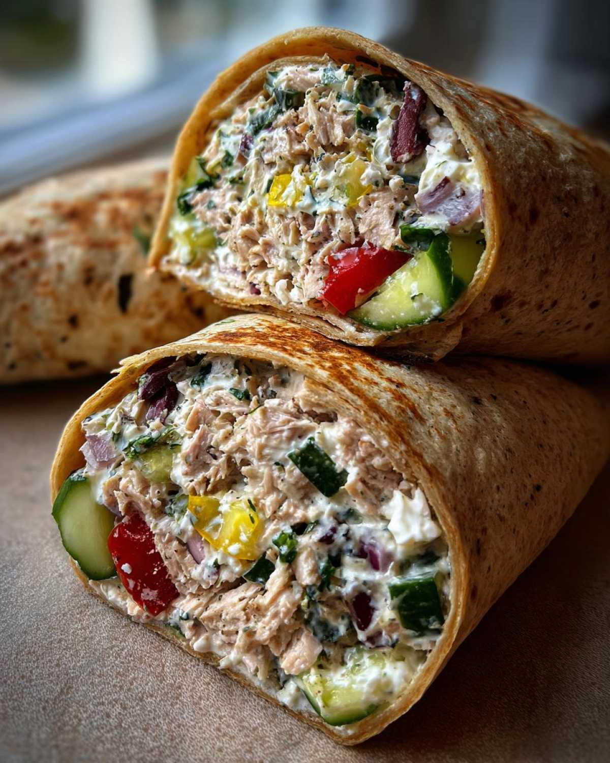 Greek tuna wrap - detail 3