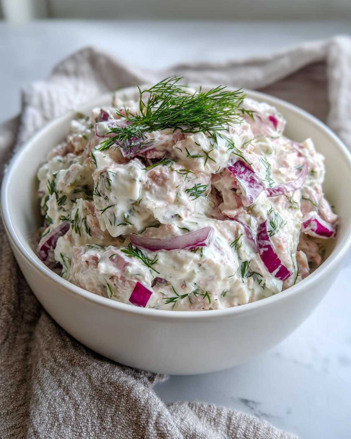 Greek yogurt tuna salad - detail 4