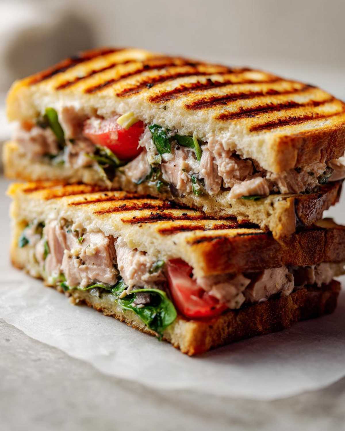 Grilled tuna sandwich - detail 3