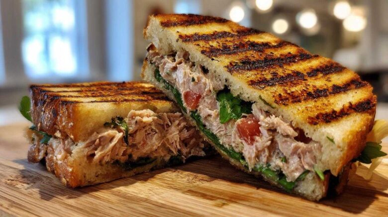Grilled tuna sandwich