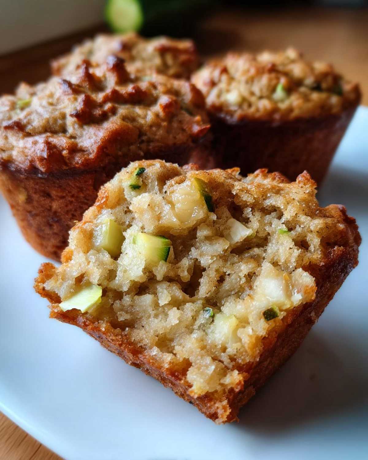 Healthy Apple Zucchini Muffins - detail 1