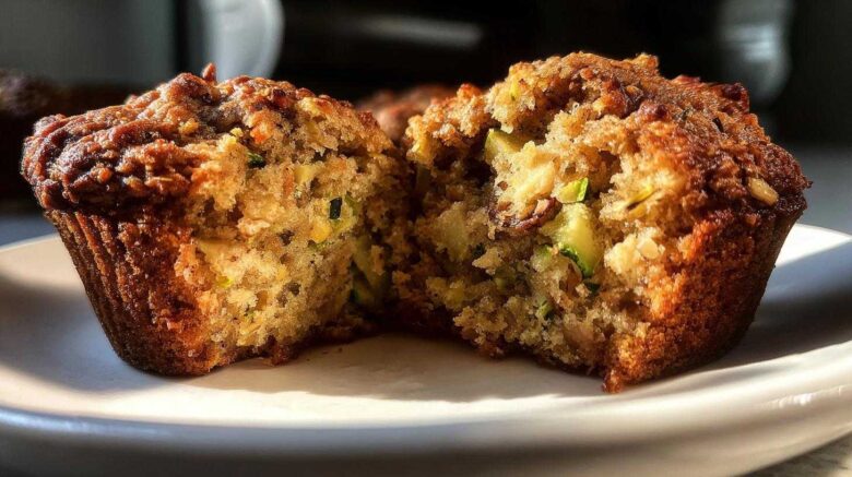 Healthy Apple Zucchini Muffins