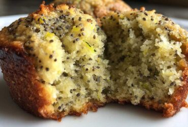 Lemon Poppy Seed Zucchini Muffins