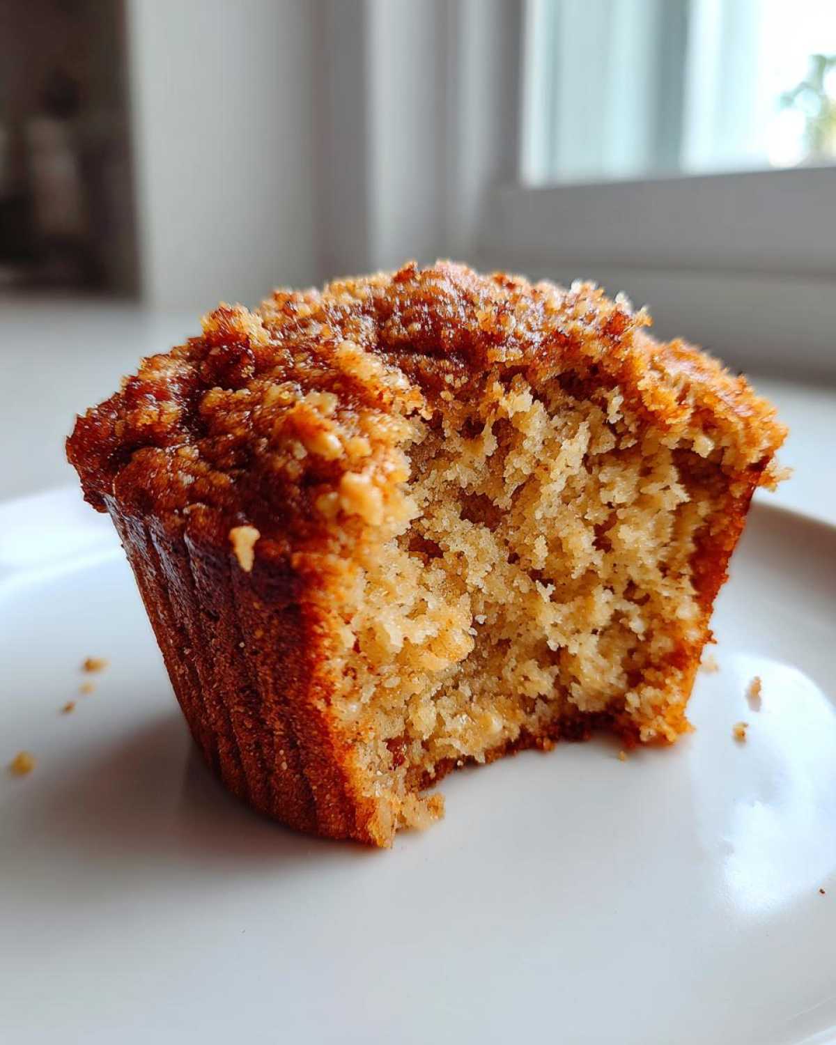 Peanut butter protein muffins - detail 2