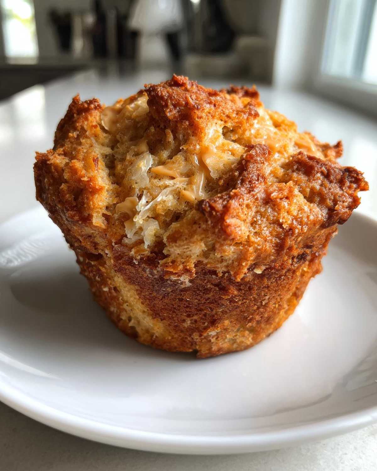 Peanut butter protein muffins - detail 3