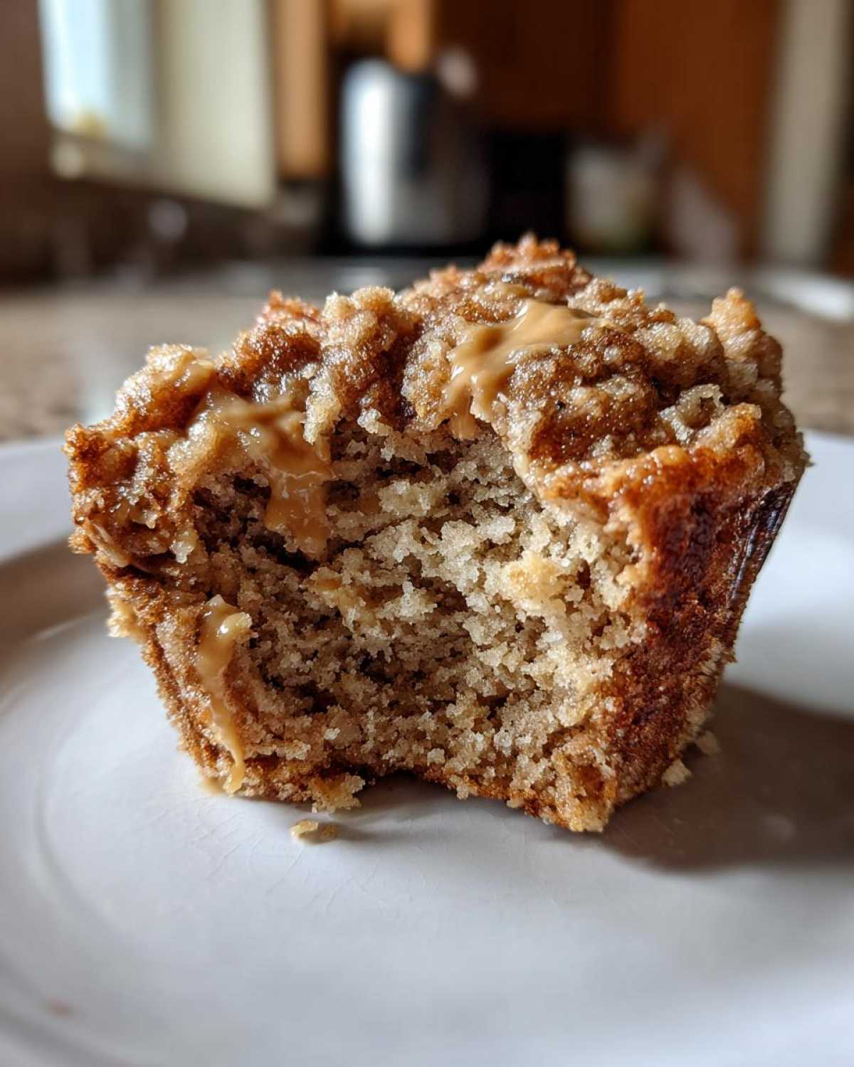 Peanut butter protein muffins - detail 4