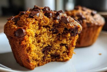 Pumpkin chocolate chip muffins