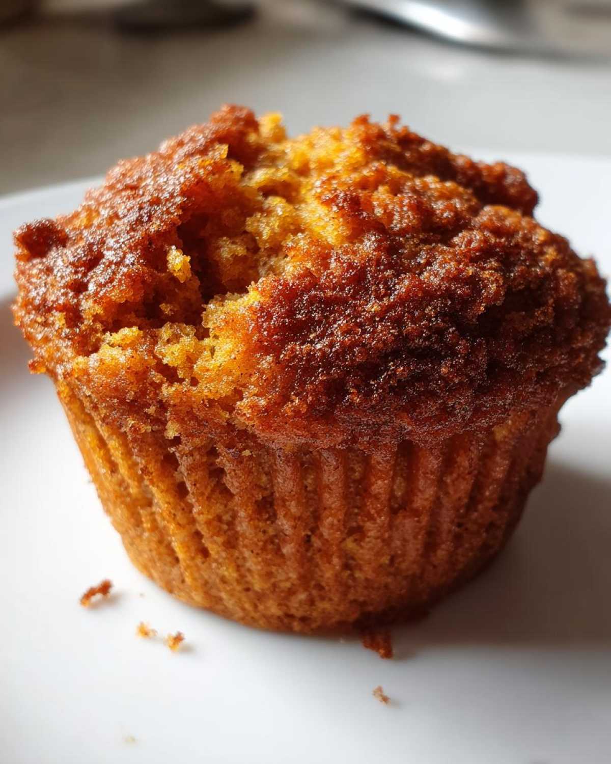 Pumpkin spice muffins - detail 1