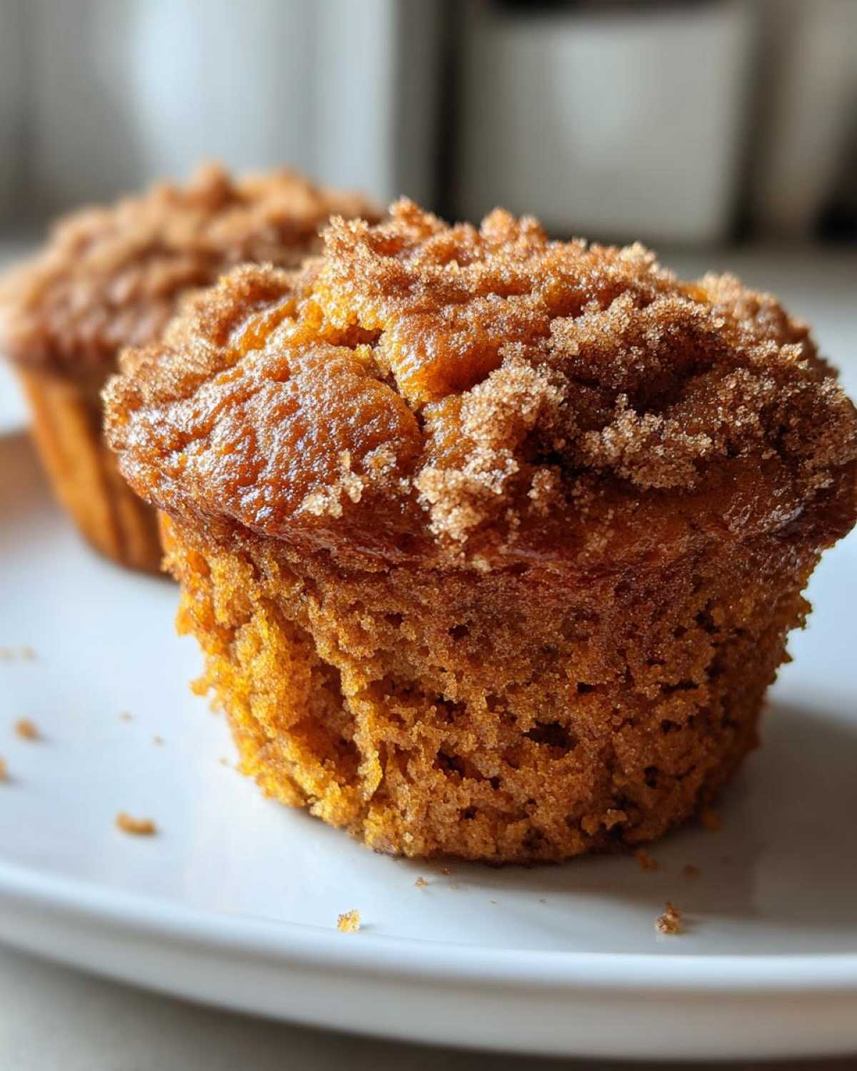 Pumpkin spice muffins - detail 3