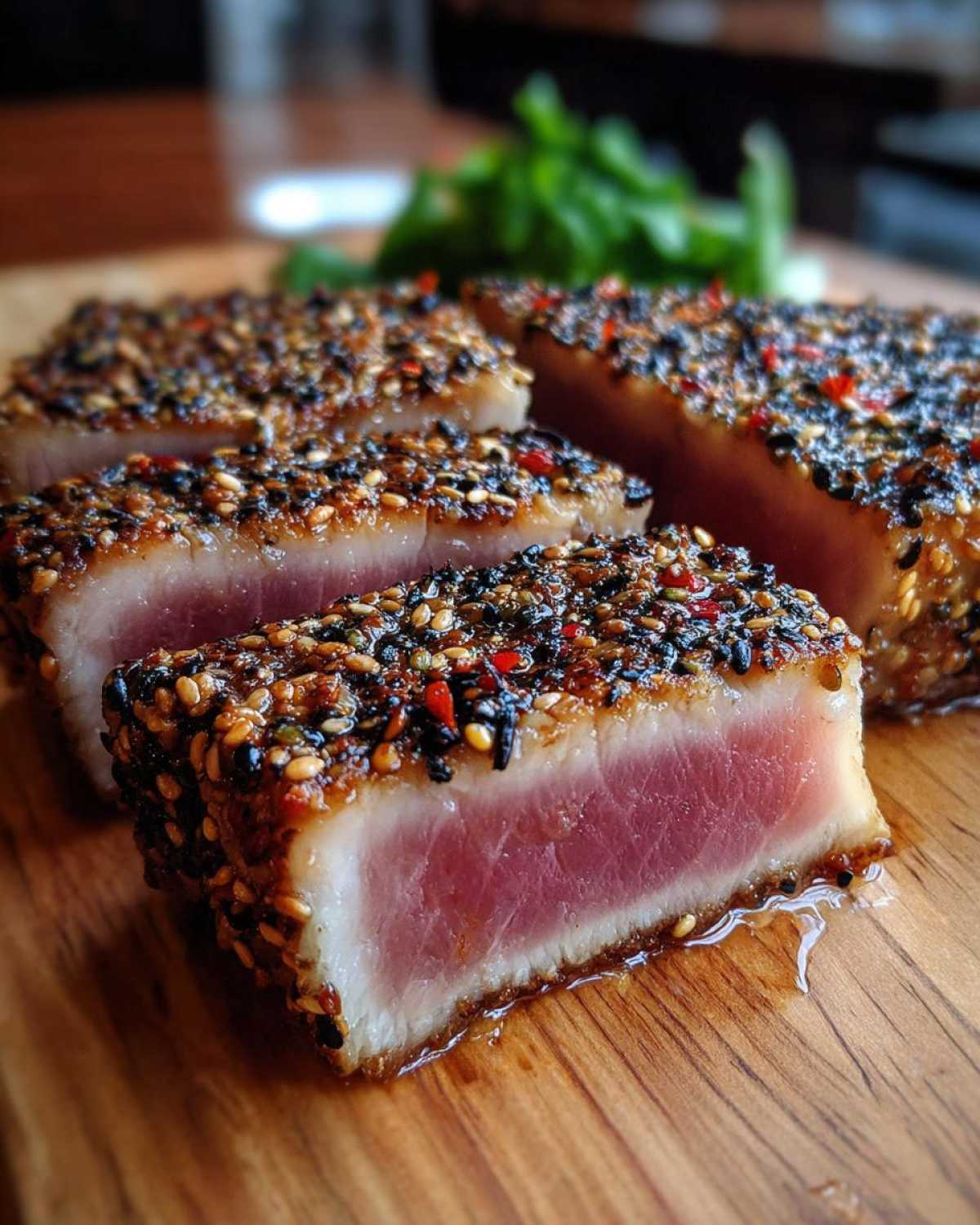 Sesame-crusted tuna steak - detail 2
