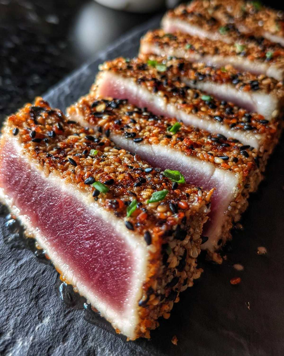 Sesame-crusted tuna steak - detail 3