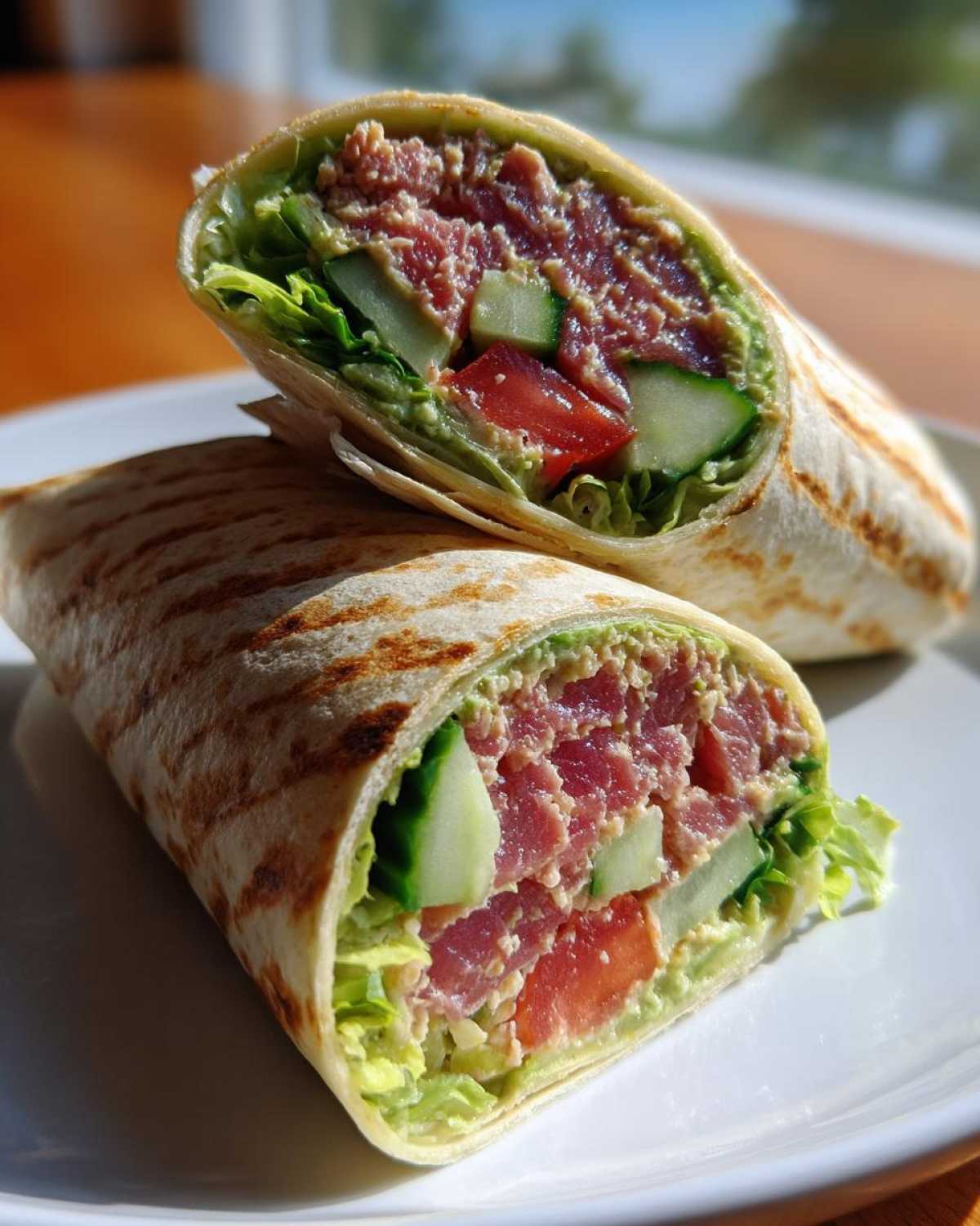 Spicy tuna wrap - detail 1