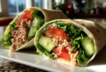 Spicy tuna wrap