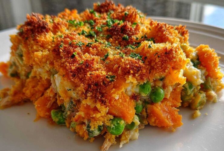 Sweet potato tuna casserole