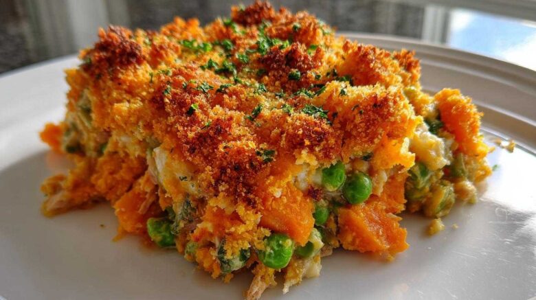 Sweet potato tuna casserole