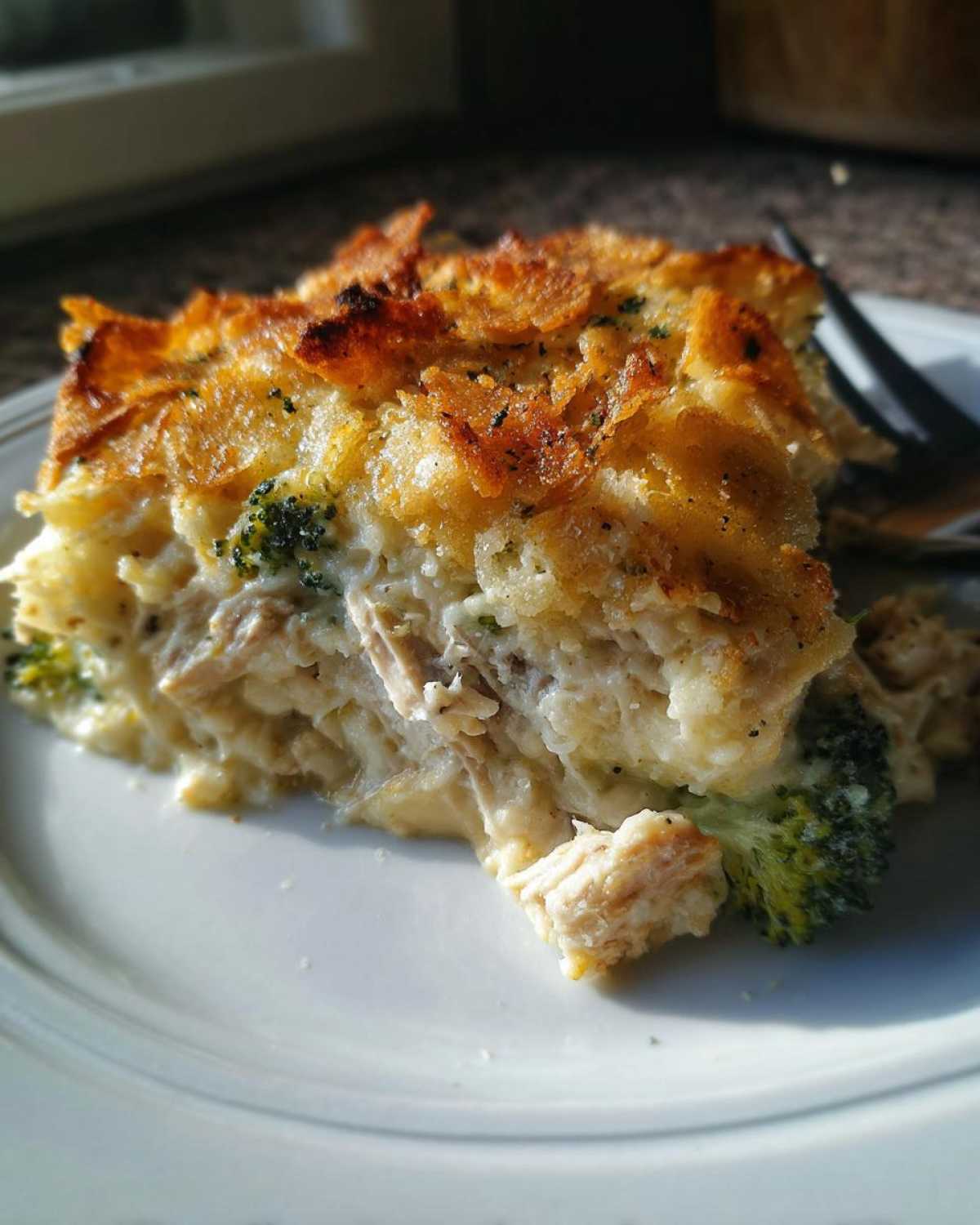 Tuna and broccoli casserole - detail 3