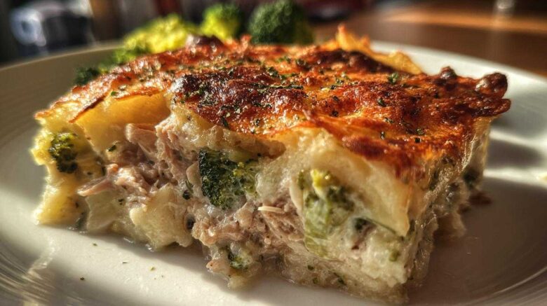 Tuna and broccoli casserole