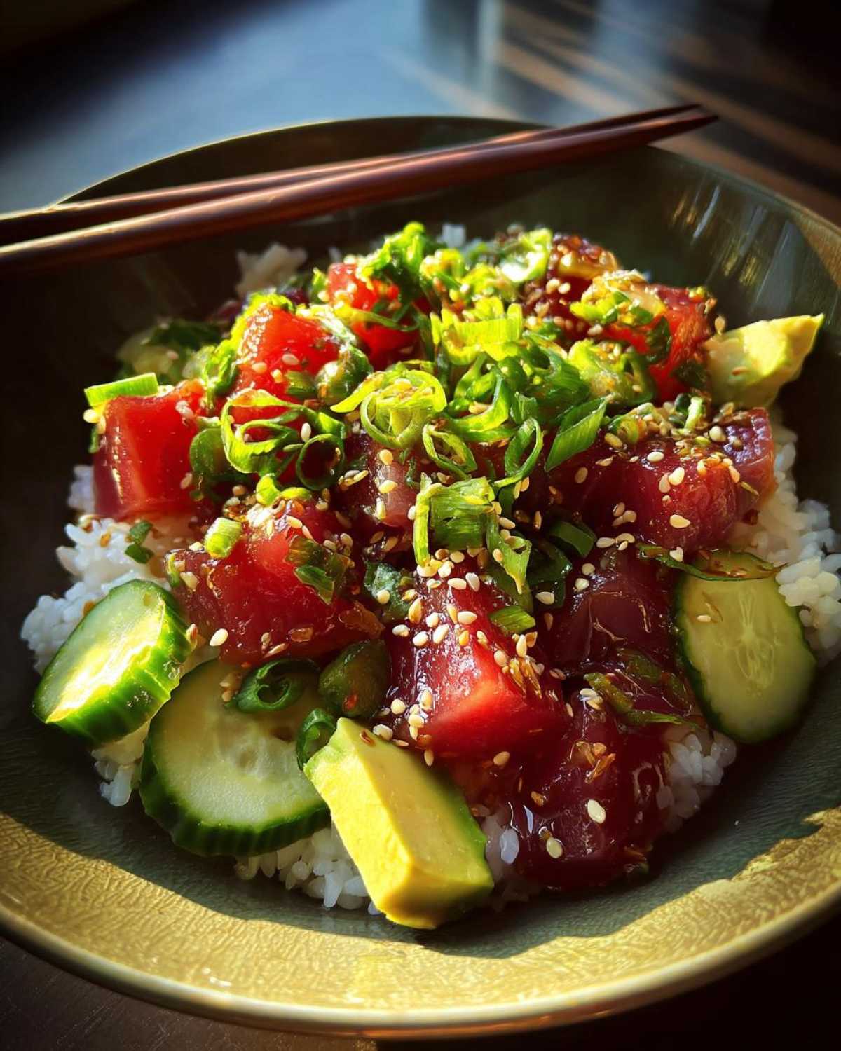 Tuna poke bowl - detail 4