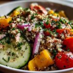 Tuna quinoa bowl