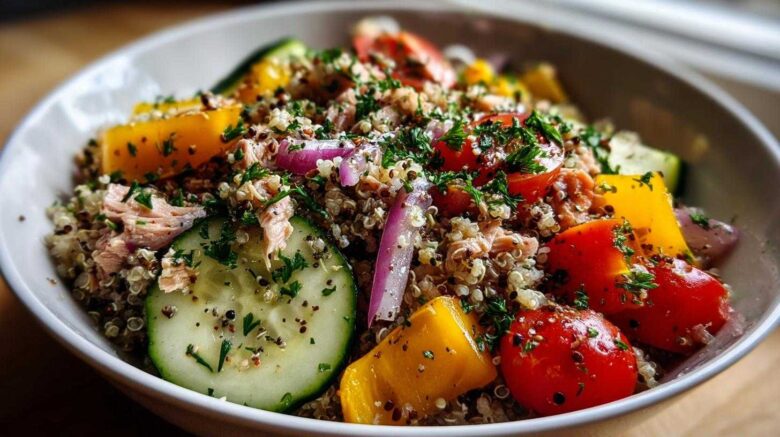 Tuna quinoa bowl