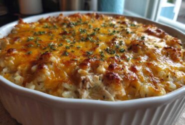 Tuna rice casserole