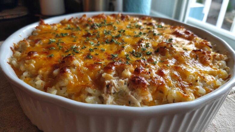 Tuna rice casserole