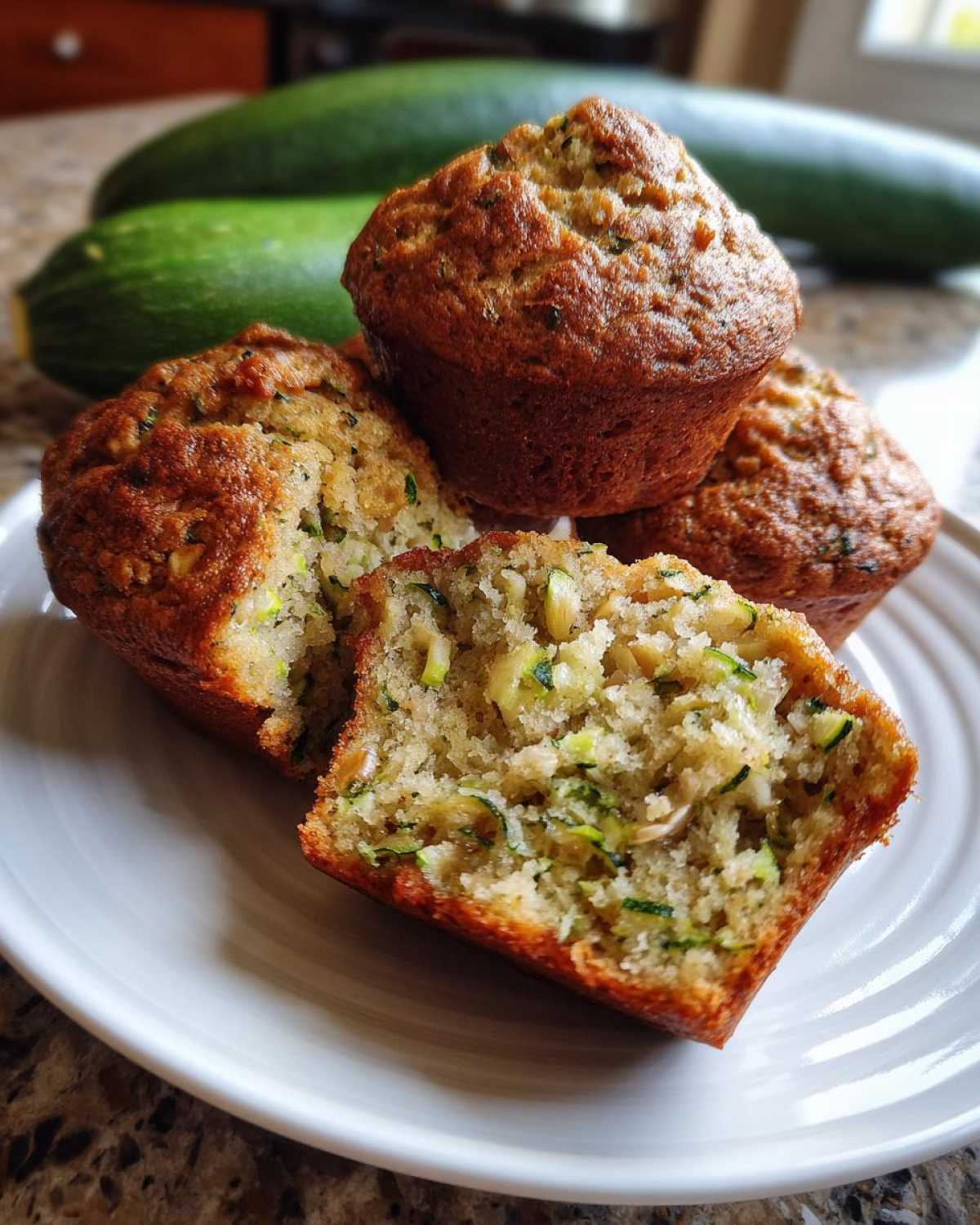 Ultimate Moist Zucchini Muffins - detail 1