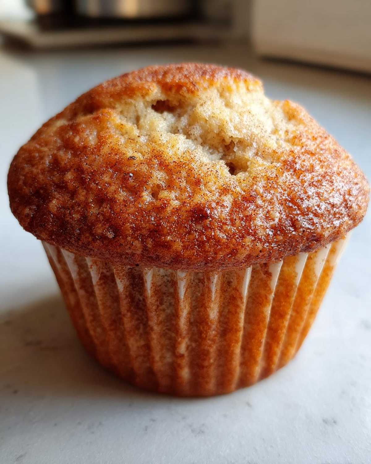 Vegan banana muffins - detail 1