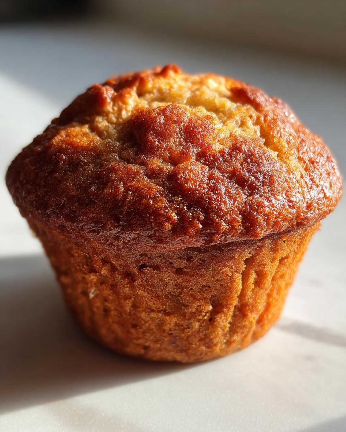 Vegan banana muffins - detail 2