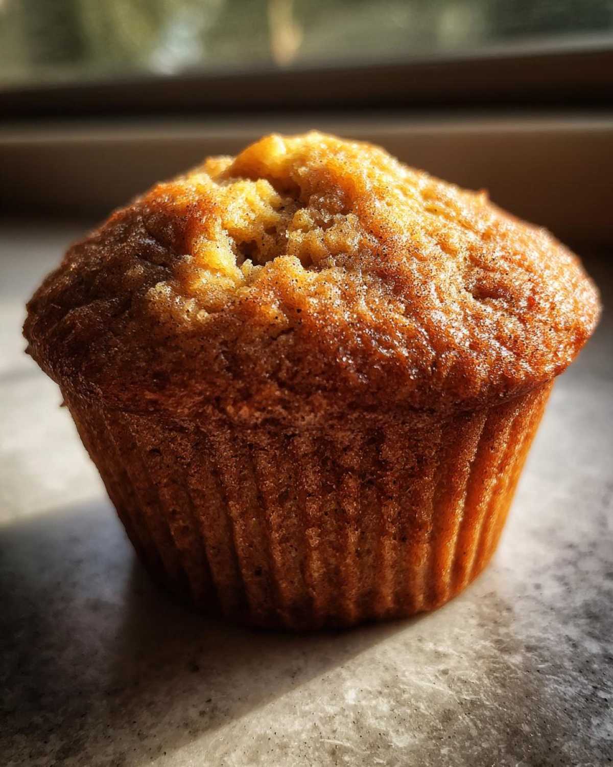Vegan banana muffins - detail 3