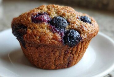 Vegan blueberry muffins