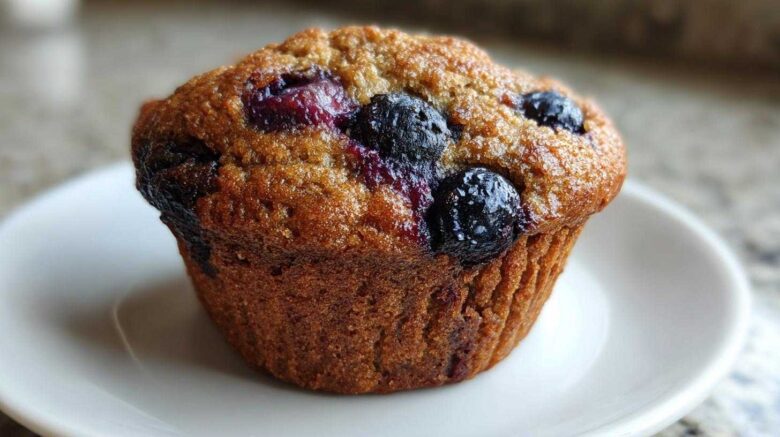 Vegan blueberry muffins