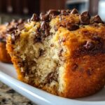 Vegan chocolate chip muffins