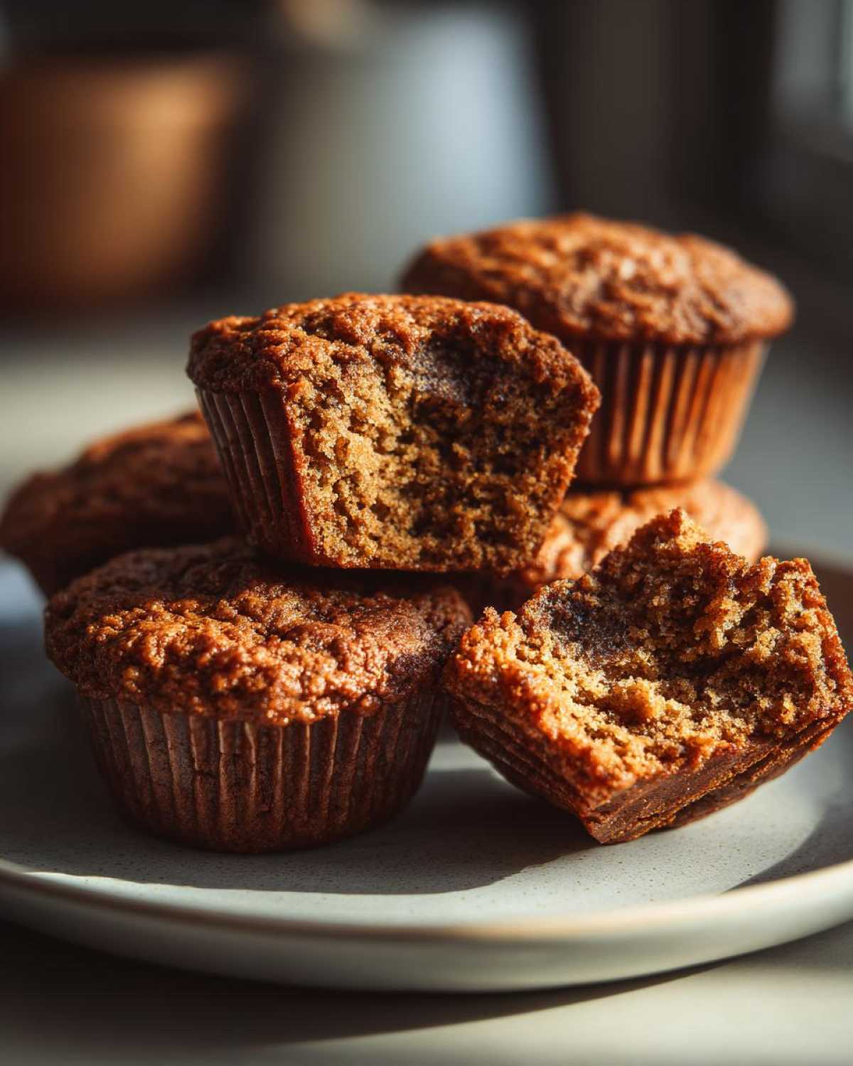 Vegan protein muffins - detail 1