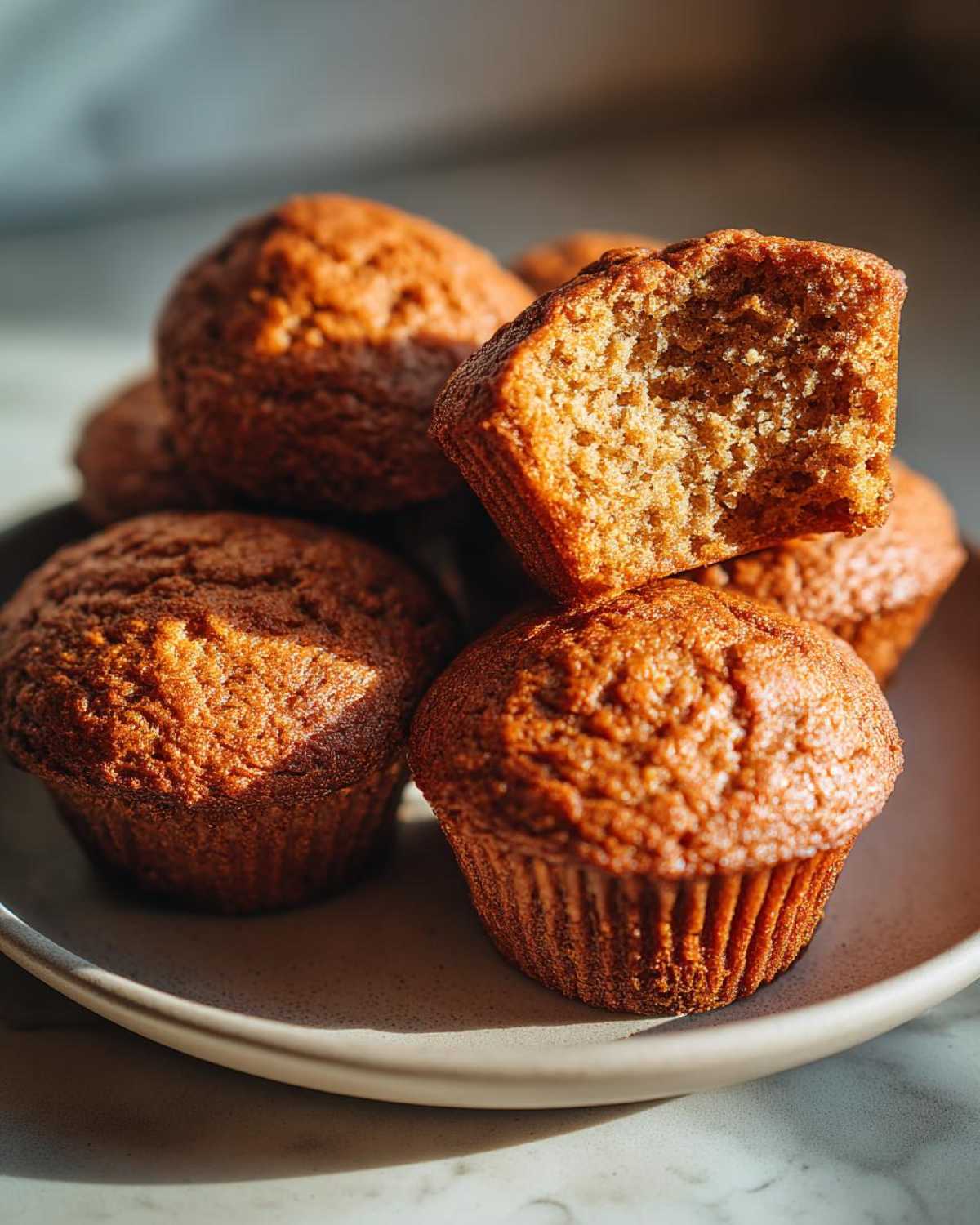 Vegan protein muffins - detail 3