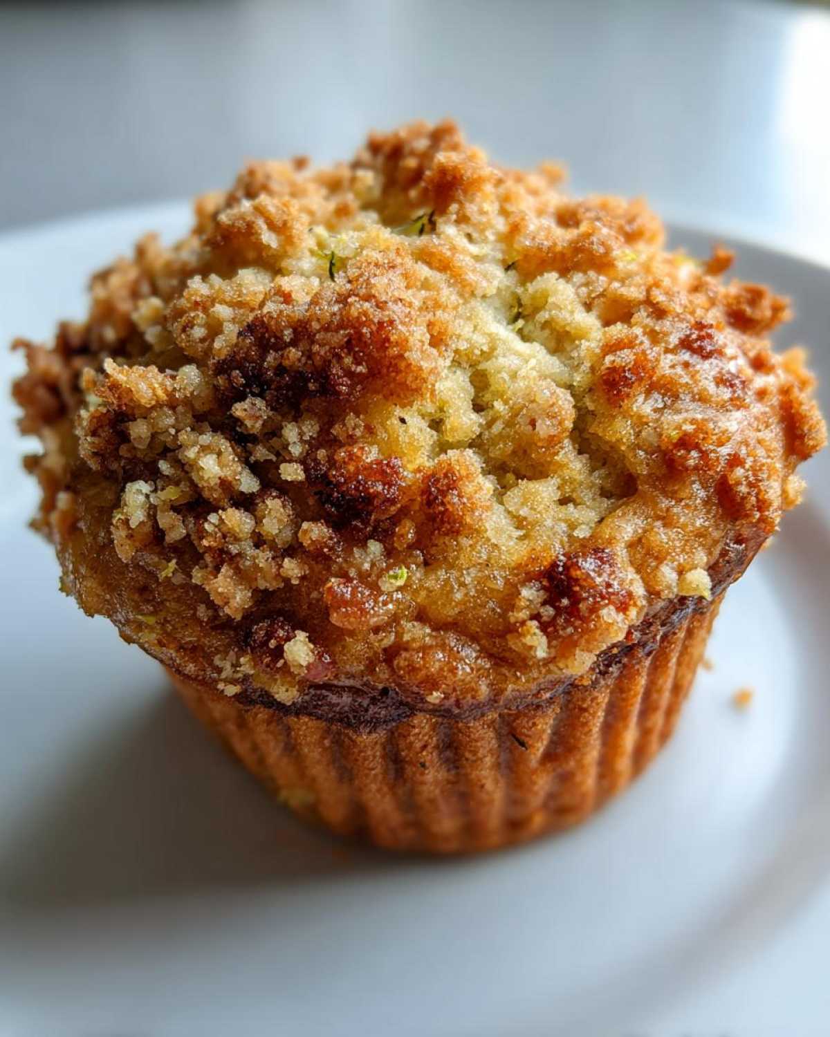 Zucchini Streusel Muffins - detail 2