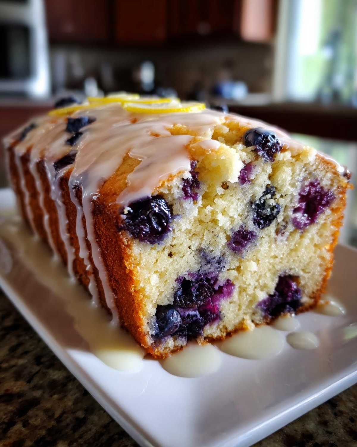 Blueberry Lemon Loaf Cake - detail 1