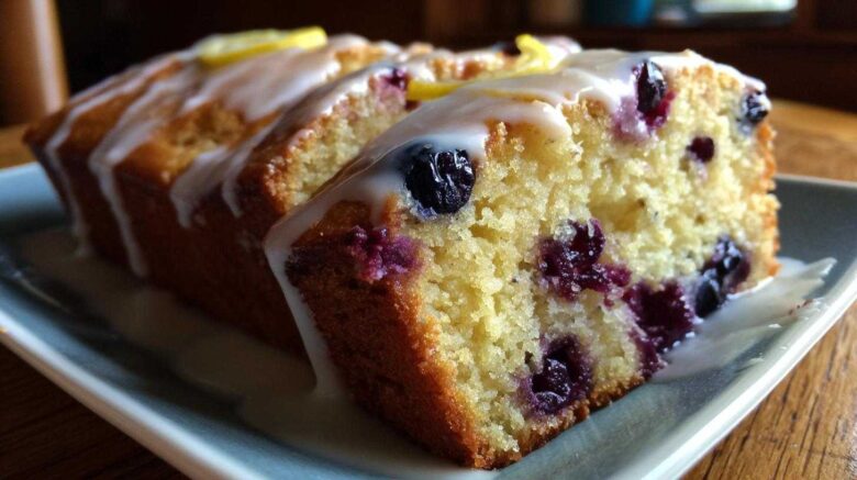 Blueberry Lemon Loaf Cake
