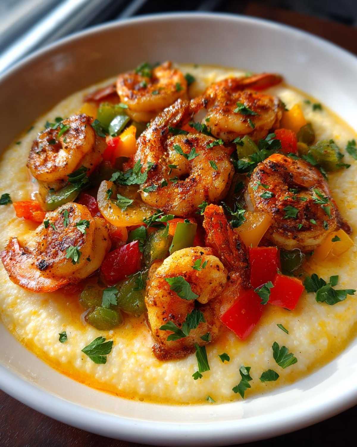 Cajun Shrimp and Grits - detail 3