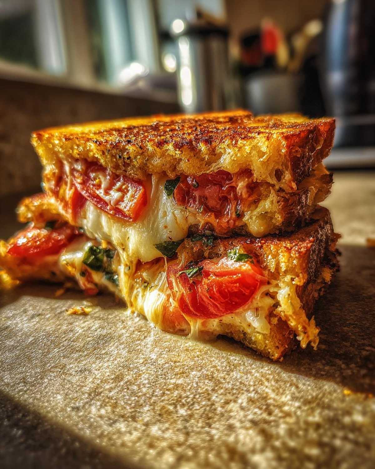 Caprese Grilled Cheese Sandwich - detail 2