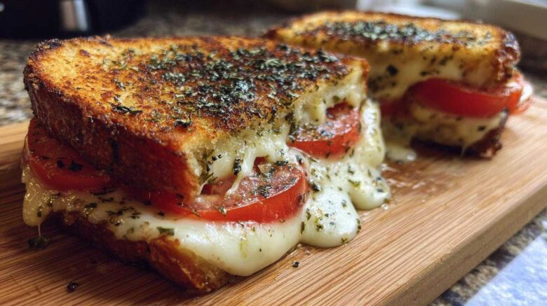 Caprese Grilled Cheese Sandwich