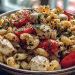 Caprese Pasta Salad with Fresh Mozzarella