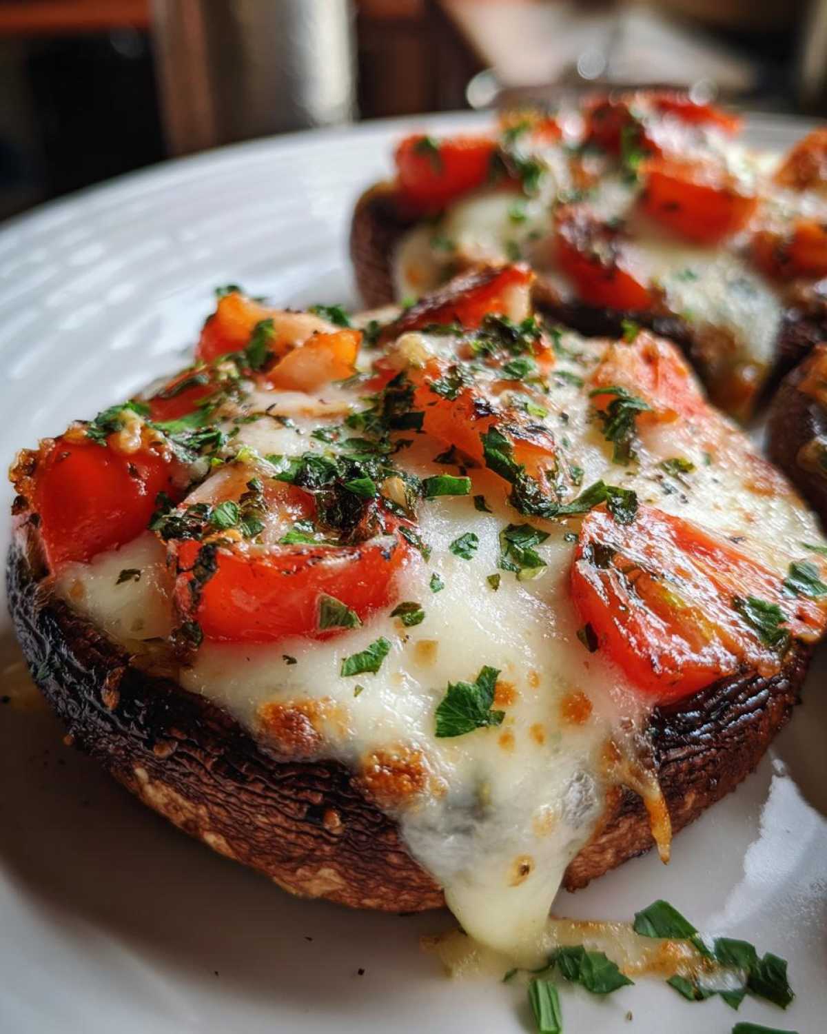 Caprese Stuffed Portobello Mushrooms - detail 1